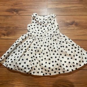 Carters glitter heart dress